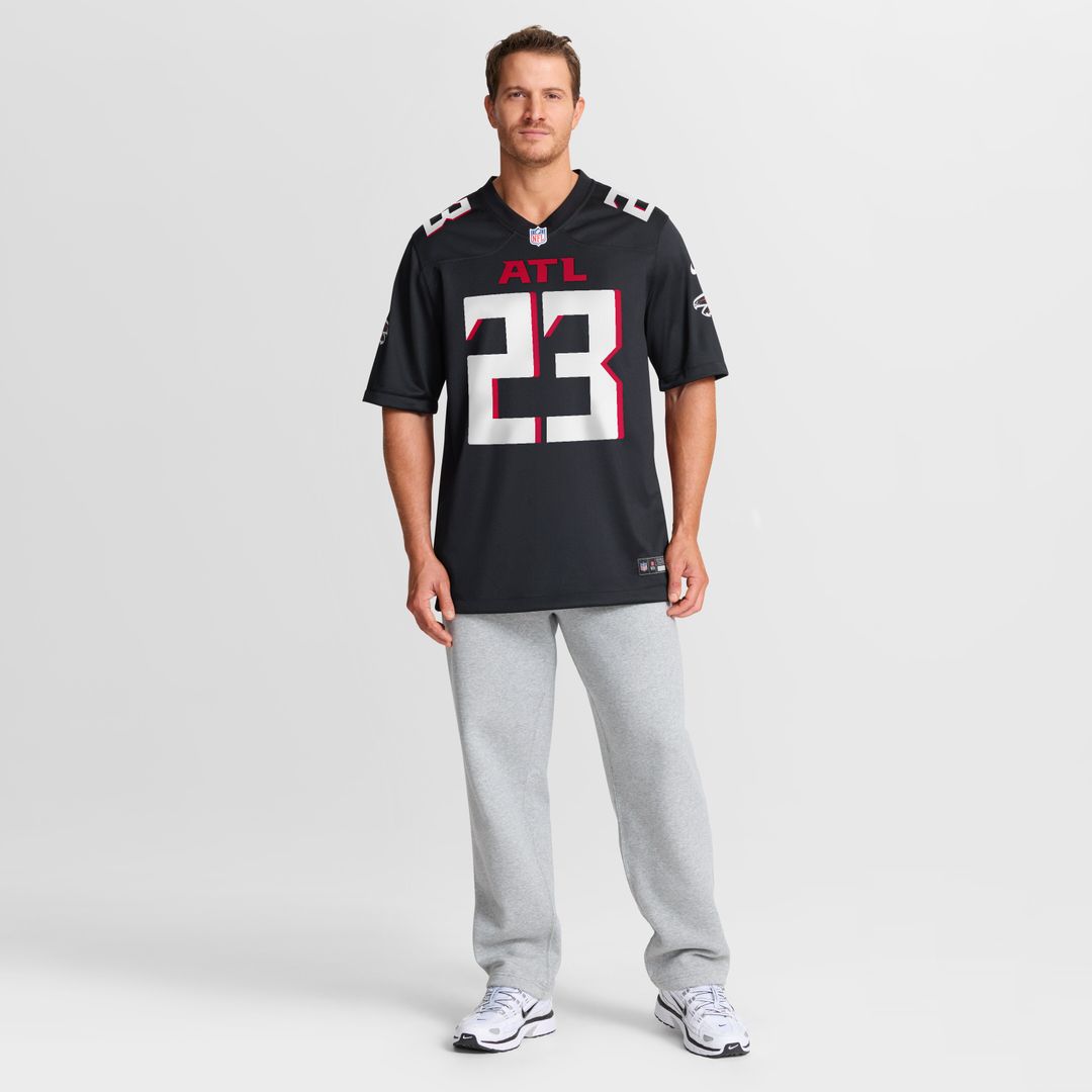 DeMarcco Hellams Atlanta Falcons Team Game Jersey - Black