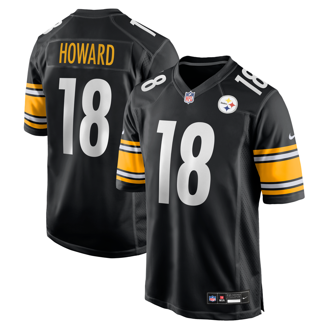 Will Howard Pittsburgh Steelers Team Game Jersey - Black