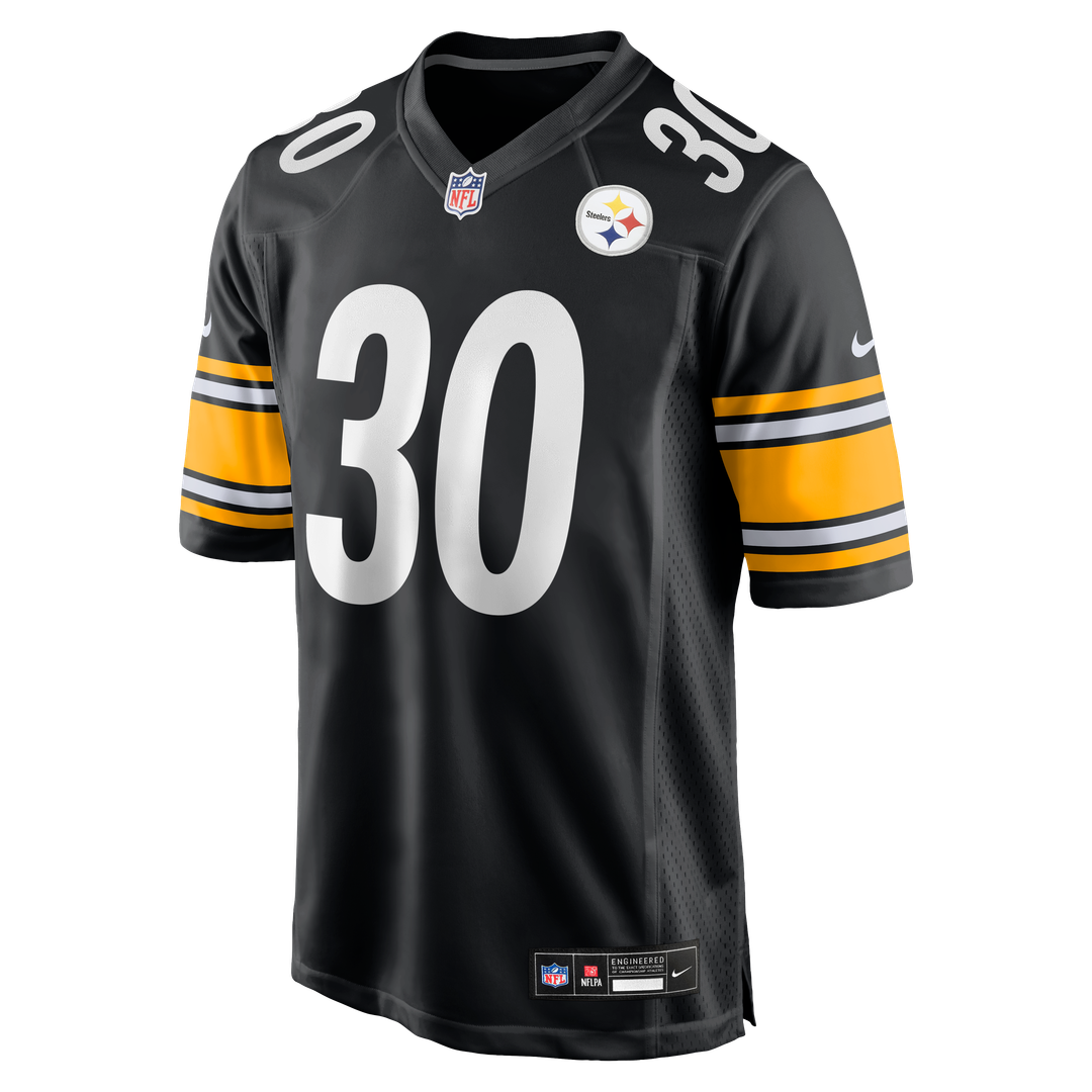 Jaylen Warren Pittsburgh Steelers Game Player Jersey - Black