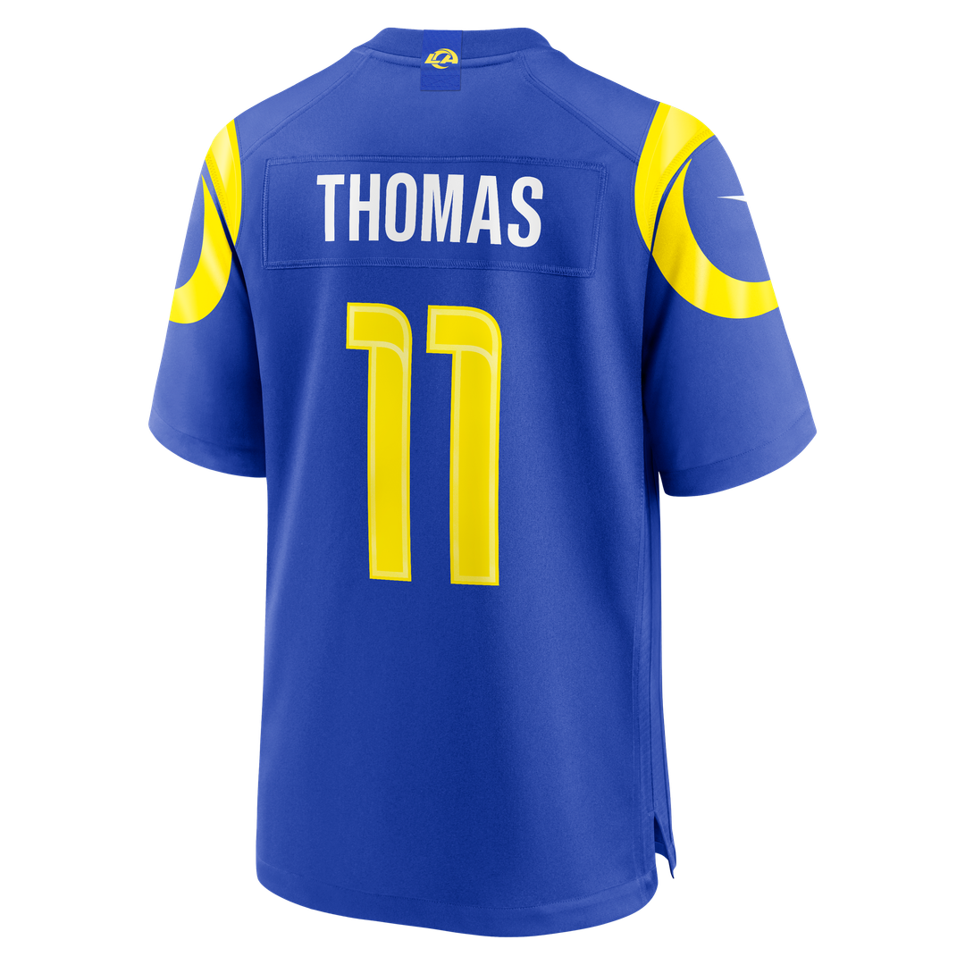 Keir Thomas Los Angeles Rams Team Game Jersey - Royal