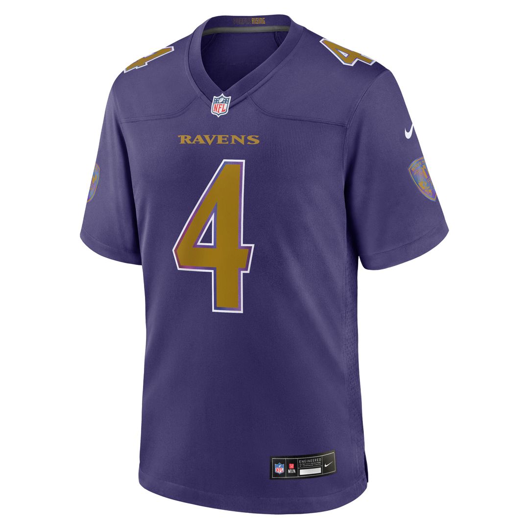 Zay Flowers Baltimore Ravens Alternate Game Jersey - Black