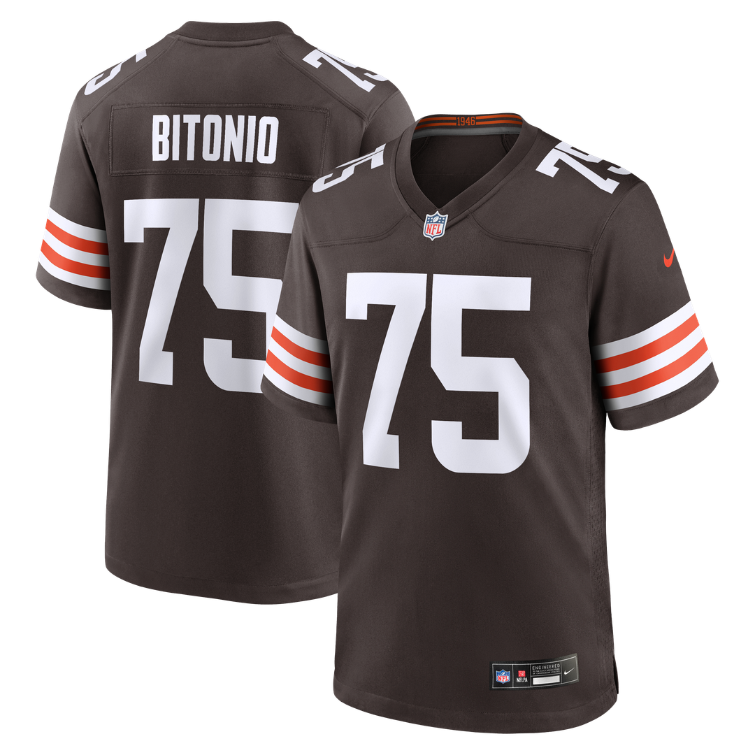 Joel Bitonio Cleveland Browns Game Jersey - Brown