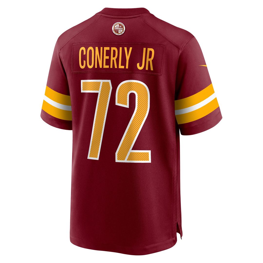 Josh Conerly Jr. Washington Commanders Team Game Jersey - Burgundy