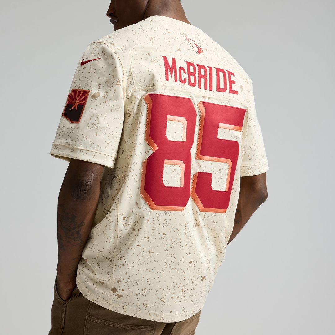 Trey McBride Arizona Cardinals 2025 Rivalries Collection Stitched Limited Jersey - Natural