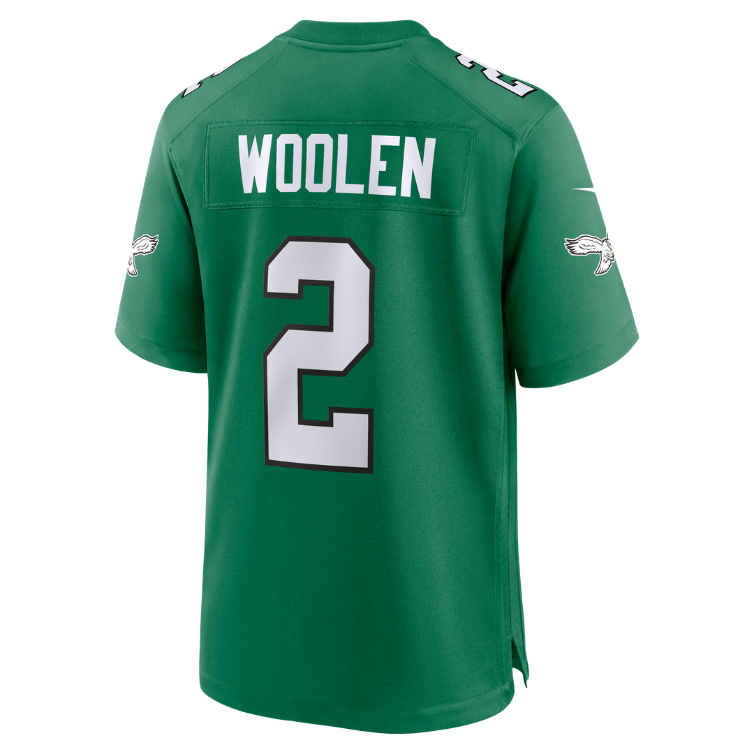 Tariq Woolen Philadelphia Eagles Alternate Game Jersey - Kelly Green