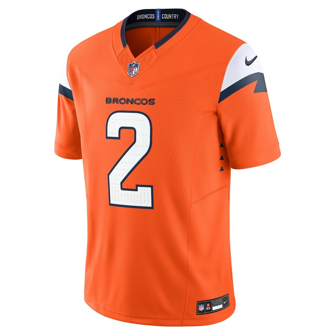 Patrick Surtain II Denver Broncos Team Vapor F.U.S.E. Limited Jersey - Orange