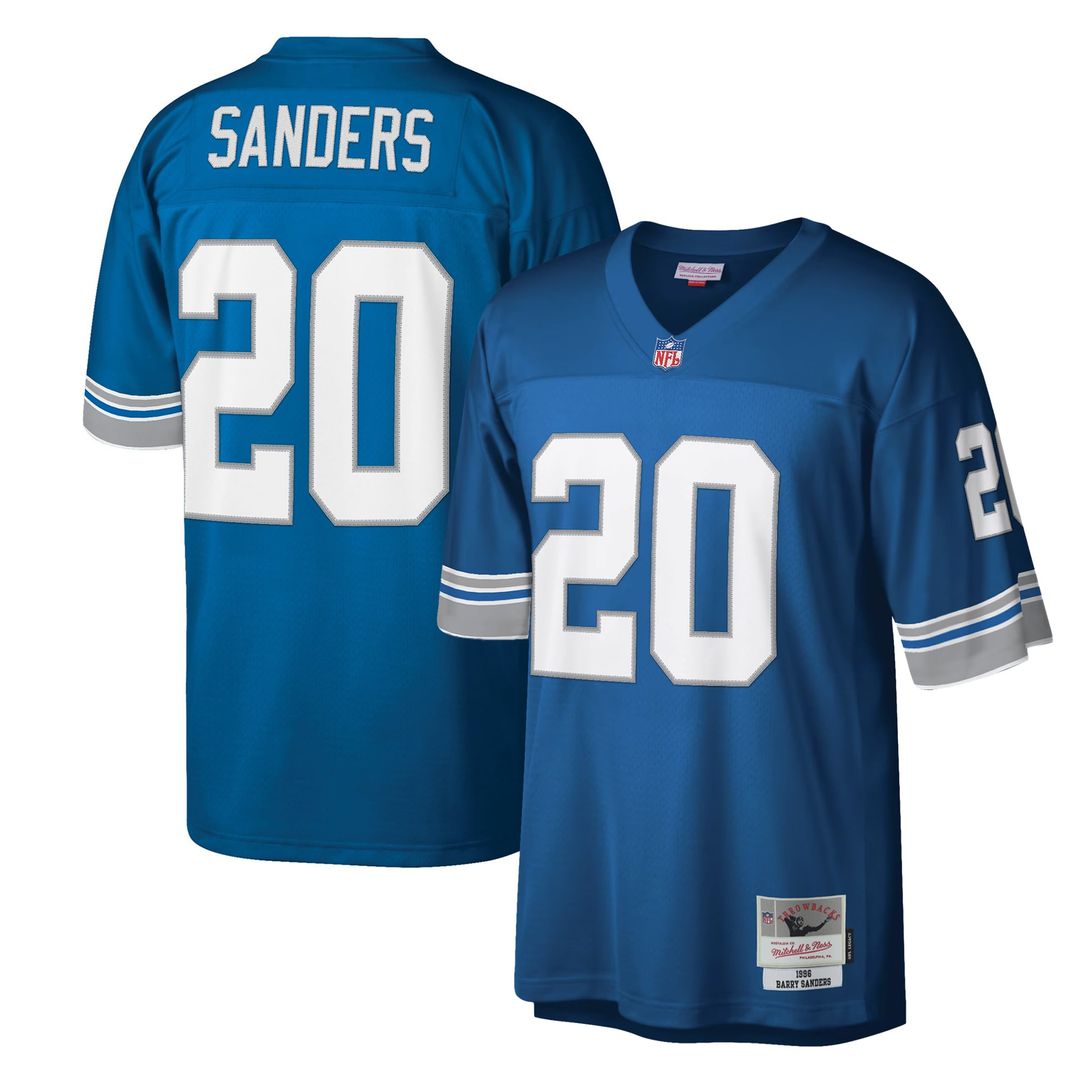 Barry Sanders Detroit Lions Legacy Replica Jersey - Blue