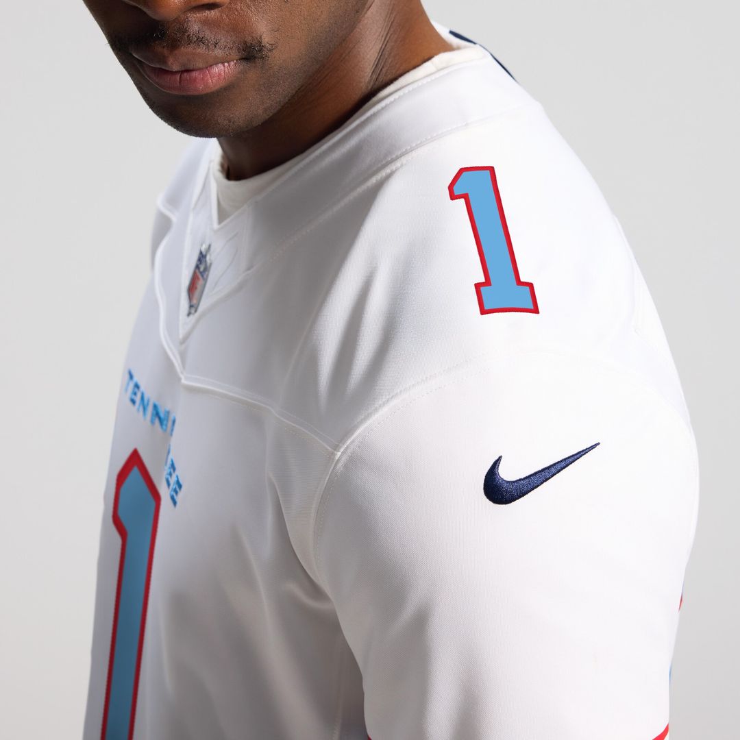 Cameron Ward Tennessee Titans Vapor F.U.S.E. Stitched Limited Jersey - White