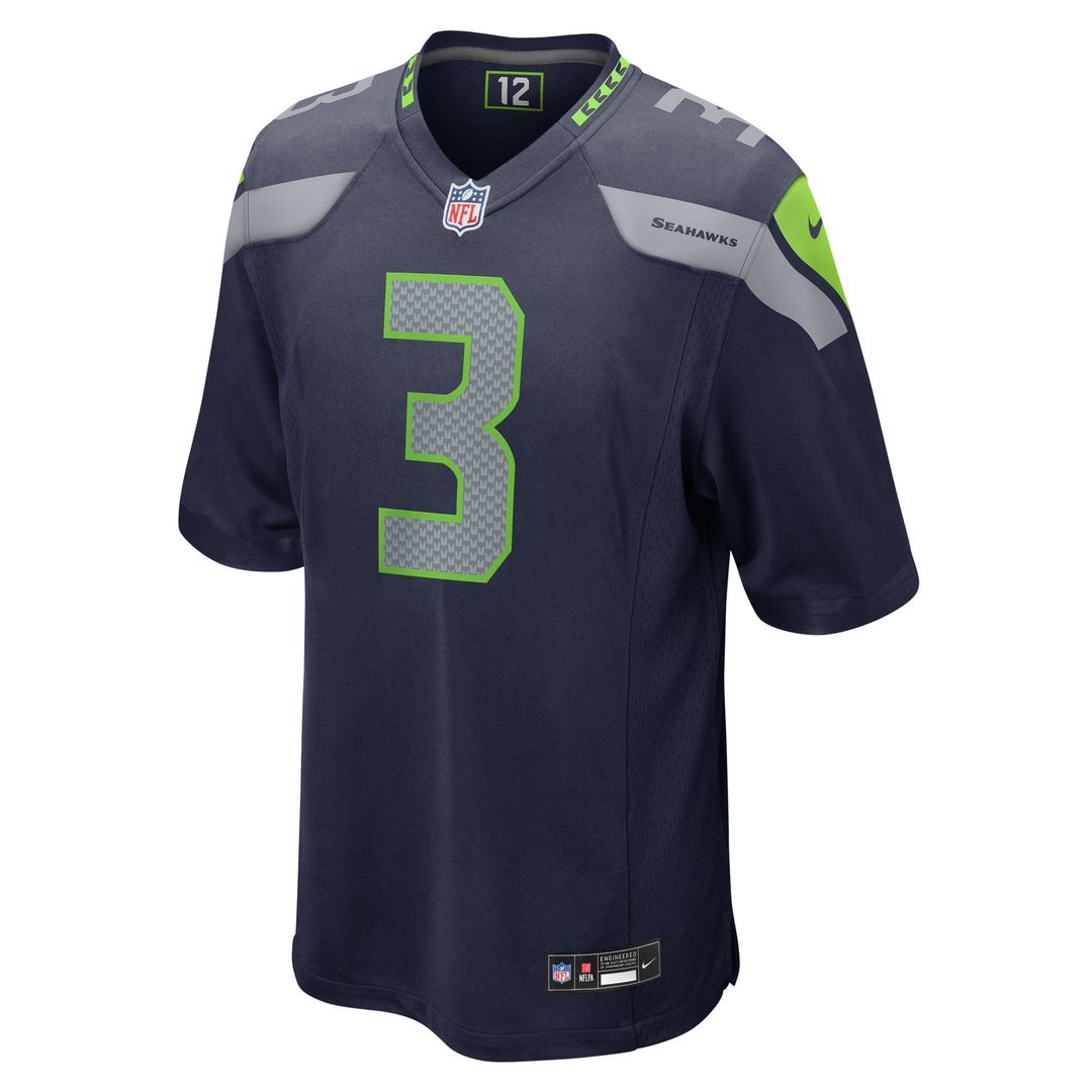 Nick Emmanwori Seattle Seahawks Team Game Jersey - College Navy
