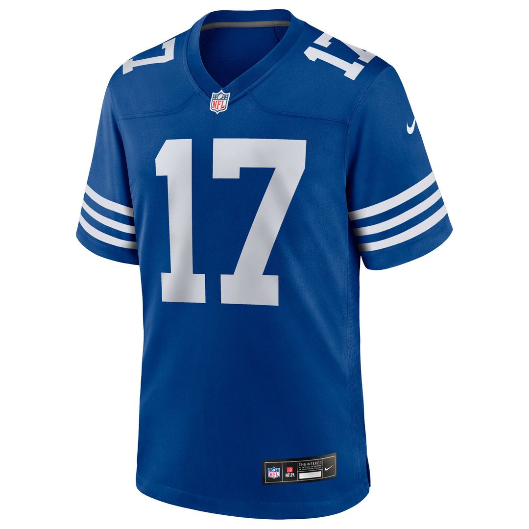 Daniel Jones Indianapolis Colts Alternate 2 Indiana Nights Game Jersey - Heather Royal
