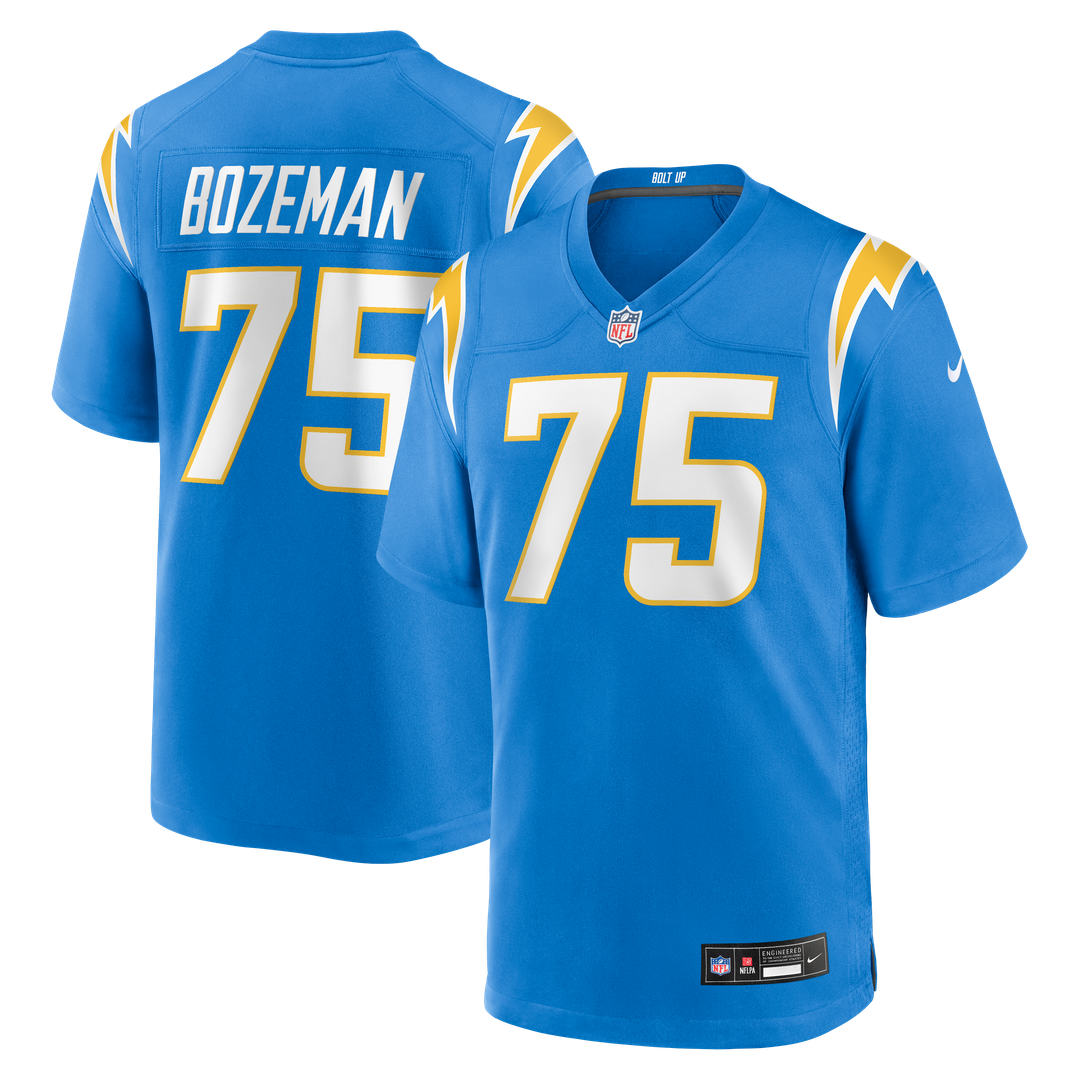 Bradley Bozeman Los Angeles Chargers Game Jersey - Powder Blue