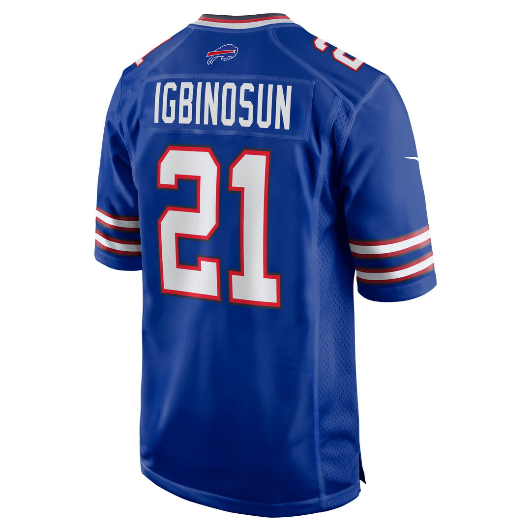 Davison Igbinosun Buffalo Bills Team Game Jersey - Royal