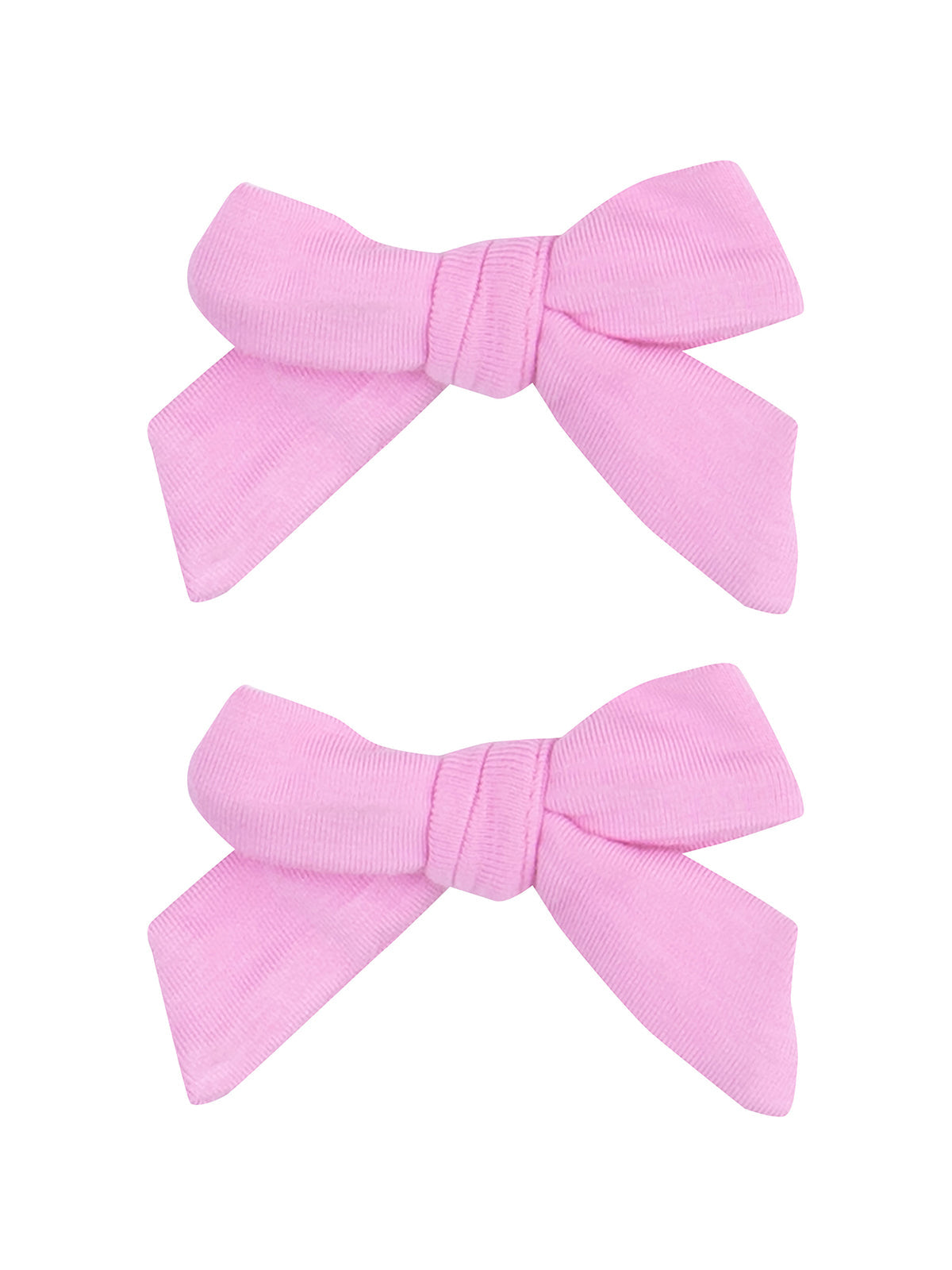 2 Pack Hair Bow w/Clip, Fuchsia Pink